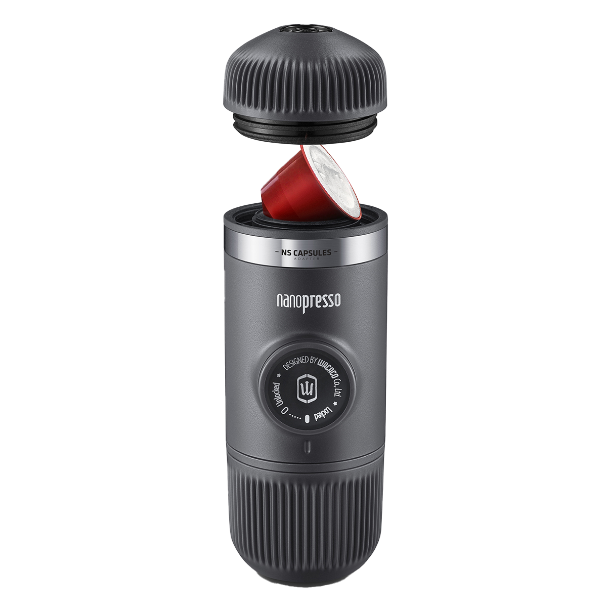 WACACO Nanopresso Φορητή Μηχανή Espresso με NS Αντάπτορα Μαύρο