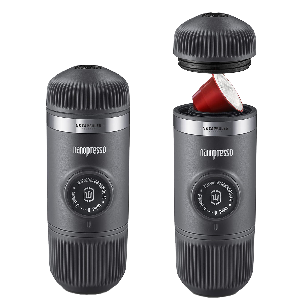 WACACO Nanopresso Φορητή Μηχανή Espresso με NS Αντάπτορα Μαύρο - 2