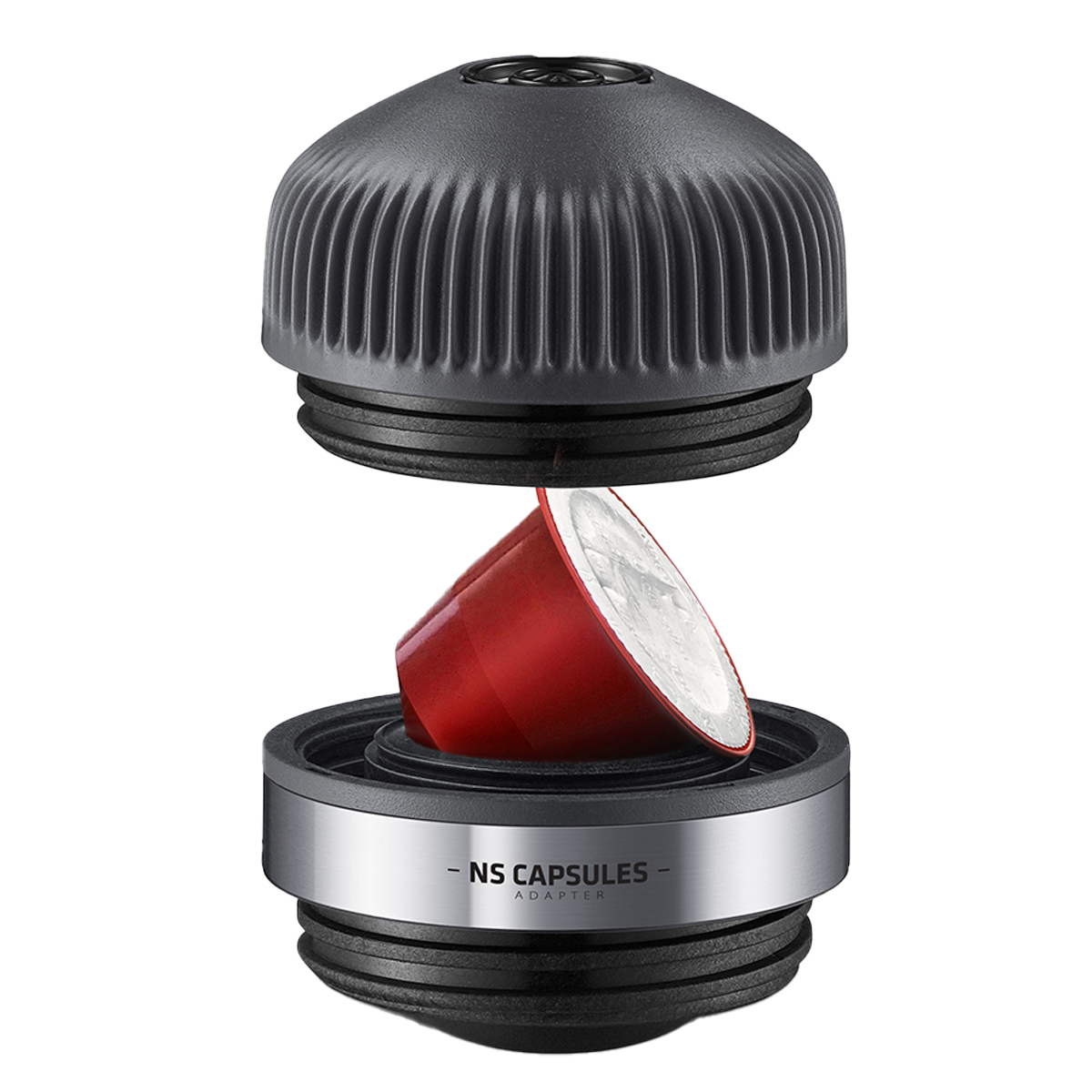 WACACO Nanopresso Φορητή Μηχανή Espresso με NS Αντάπτορα Μαύρο - 4