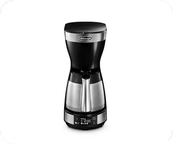 καφετιέρα φίλτρου ICM16731 Delonghi ανοξείδωτο ατσάλι 
