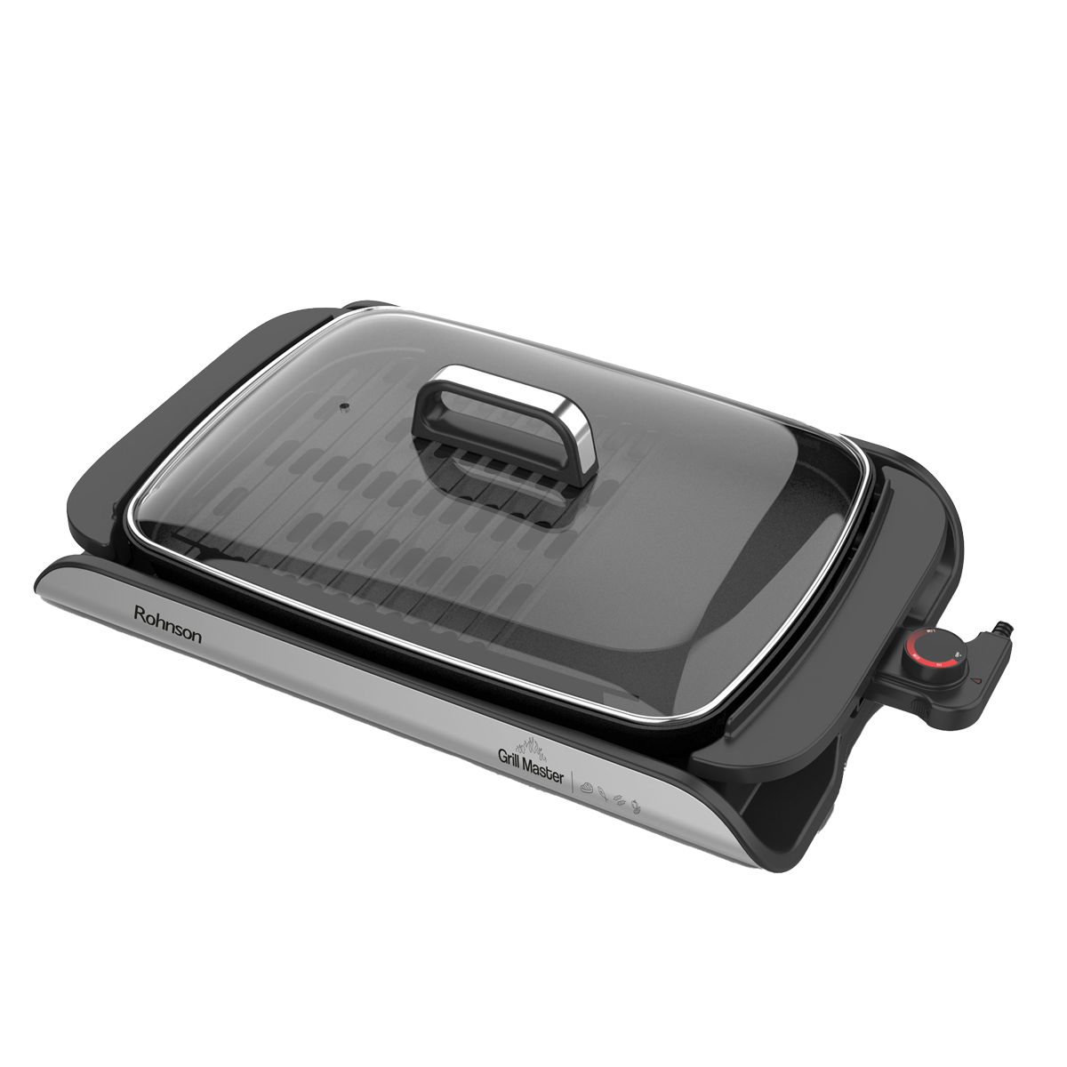 ROHNSON R-2528 Grill Master Ηλεκτρική Ψησταριά BBQ Μαύρο