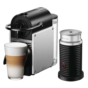 DELONGHI EN127.SAE Μηχανή Καφέ Nespresso Original Pixie & Aeroccino 3 Silver