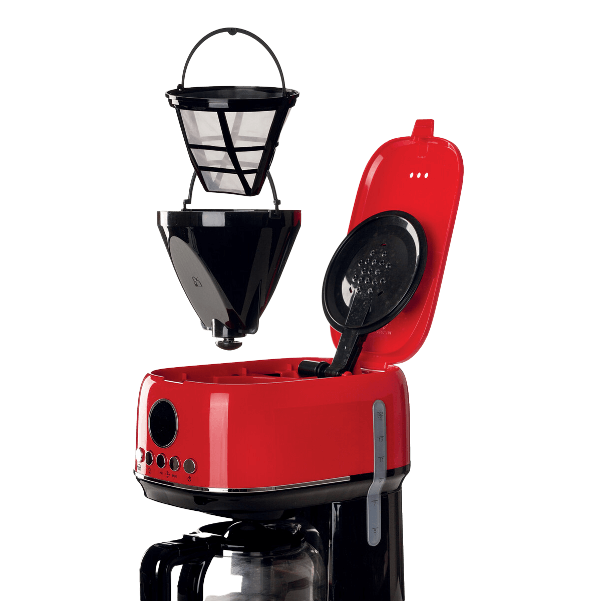 ARIETE 1396/00 Moderna Καφετιέρα Φίλτρου 900W Κόκκινο - 4