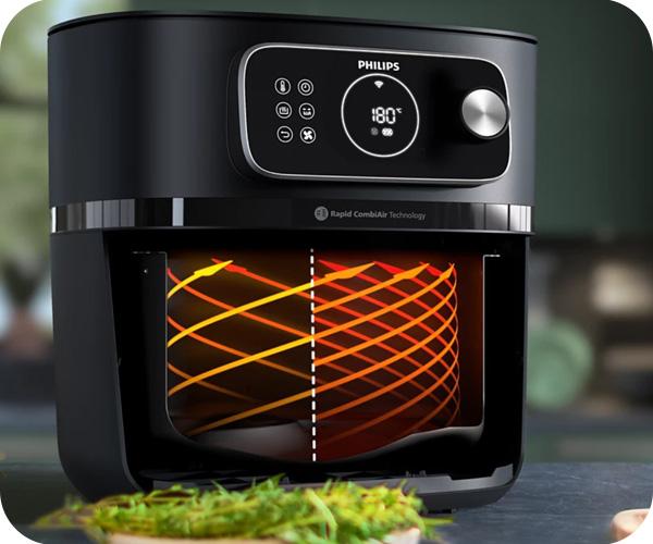 PHILIPS HD9876/90 Combi XXL Connected air fryer 8.3Lt