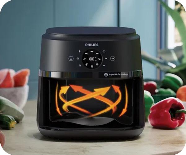 PHILIPS NA231/00 Series 2000 air fryer rapidair technology