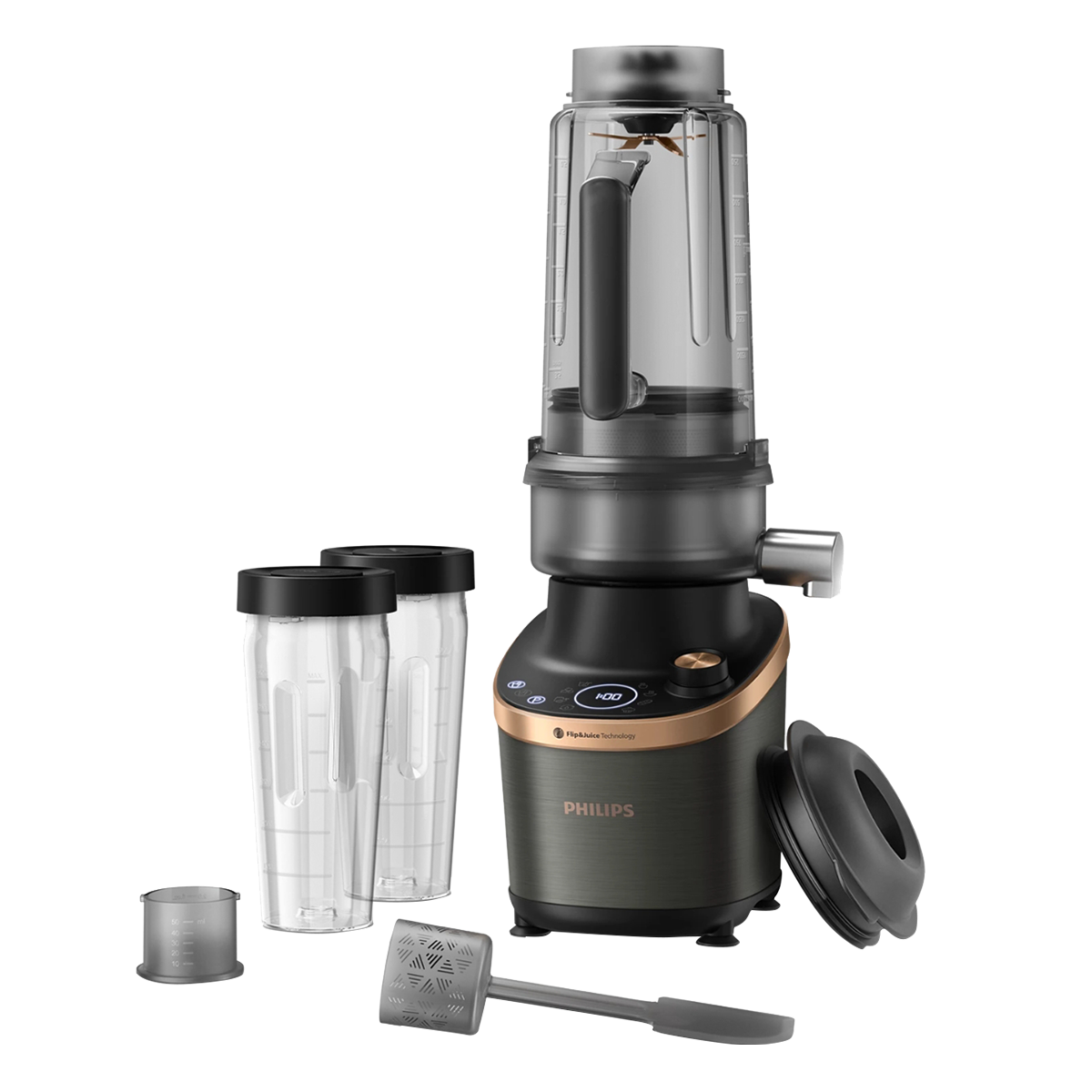 PHILIPS HR3770/10 Flip&Juice Μπλέντερ 1500W Μαύρο