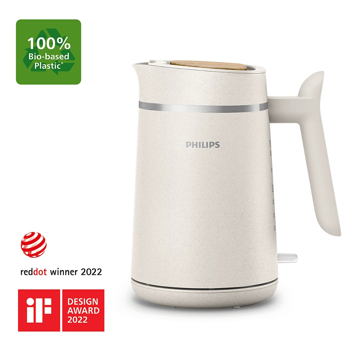 PHILIPS HD9365/10 Eco Conscious Edition Βραστήρας 1.7Lt Μπεζ