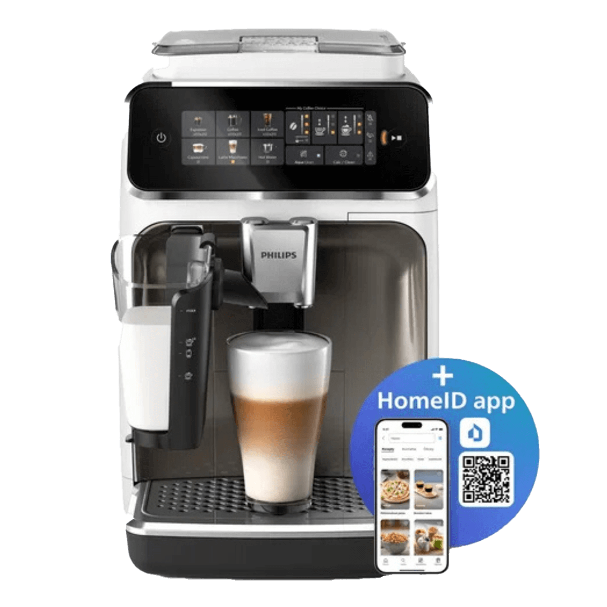PHILIPS EP3343/90 Series 3300 Αυτόματη Μηχανή Espresso 1500W Ασημί - 4