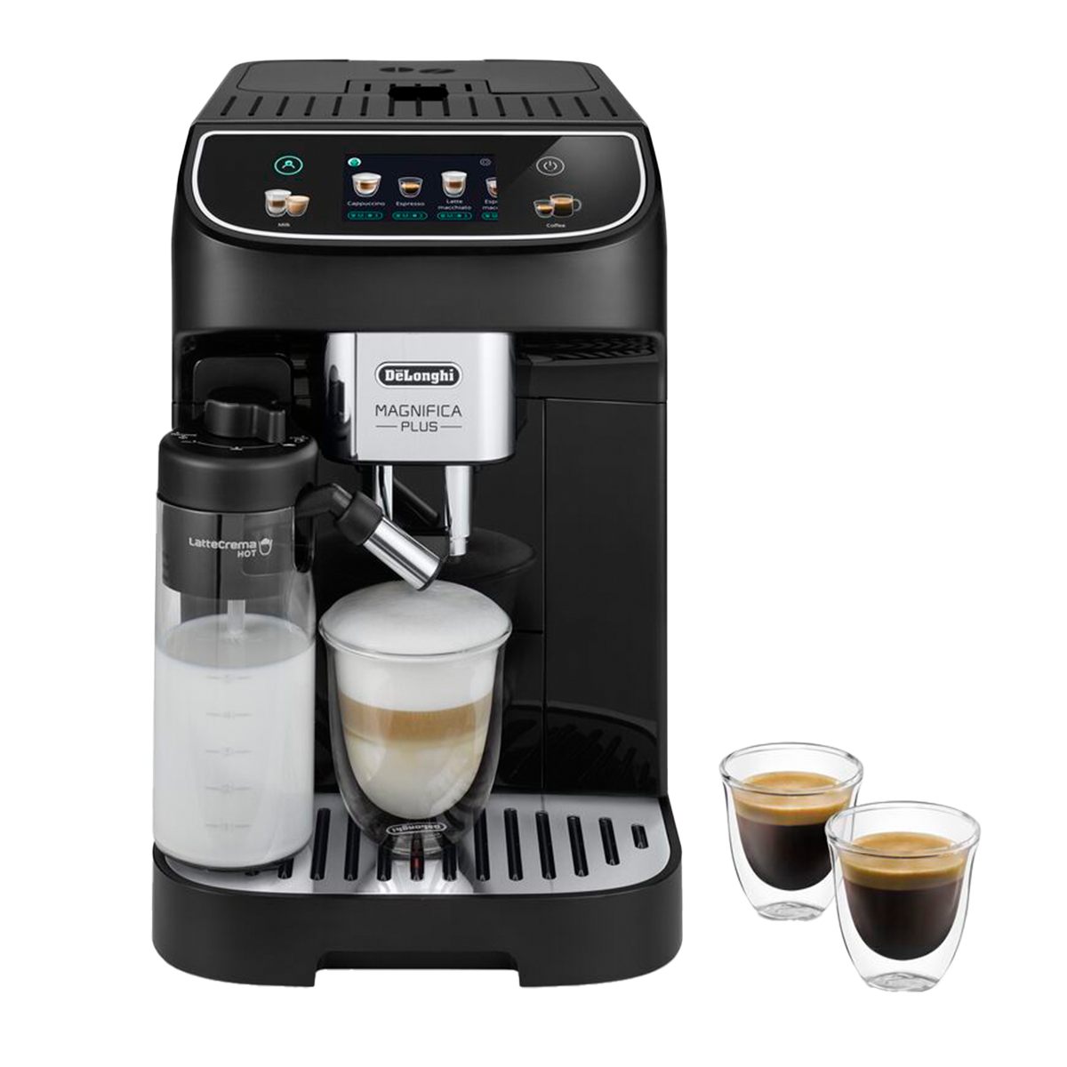 DELONGHI ECAM320.60.B Magnifica Plus Αυτόματη Μηχανή Espresso 1450W Μαύρο