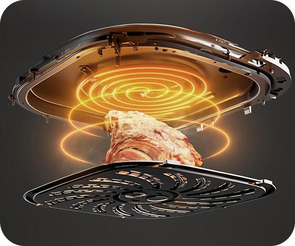 ROHNSON R-2884 InnoFry AI Φριτέζα Αέρος 3D direct heat