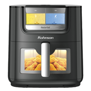 ROHNSON R-2887 MasterChef Water/Oil Spray Φριτέζα Αέρος 7Lt Μαύρο