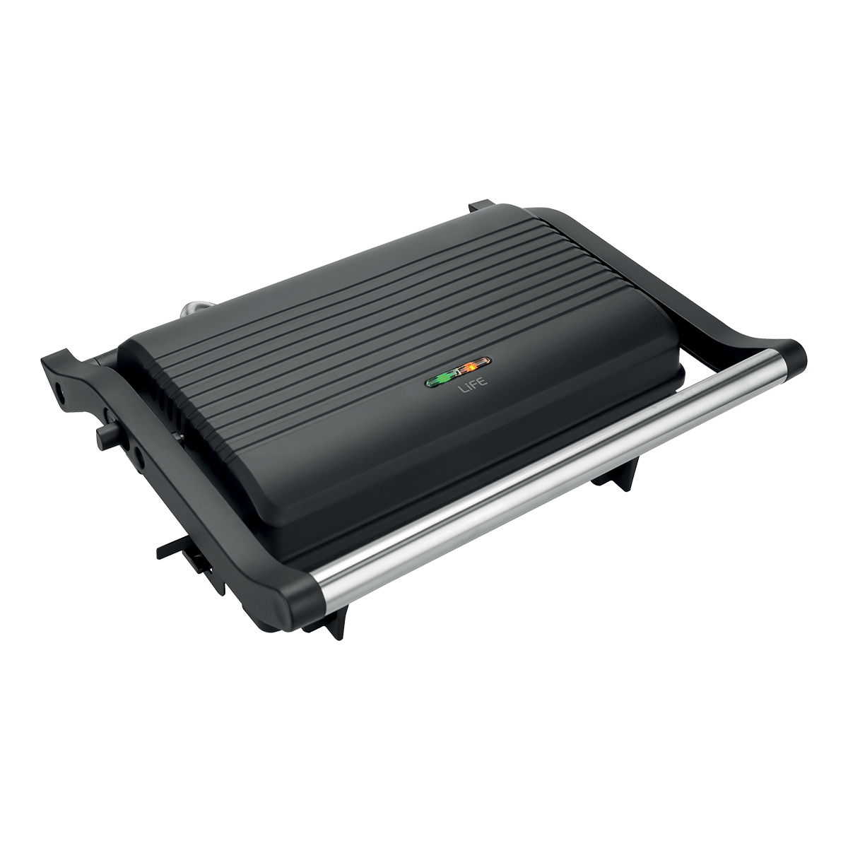 LIFE Panini Τοστιέρα Γκριλιέρα 1000W Μαύρο - 4