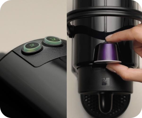 DELONGHI EN80.B Nespresso Original Inissia design
