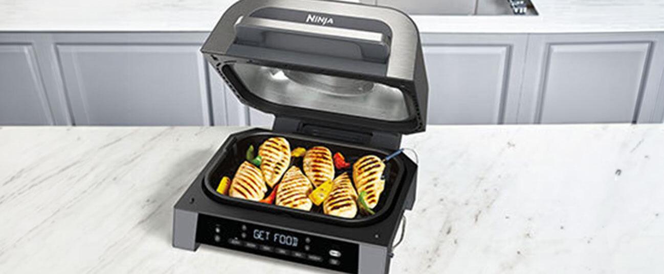 NINJA DG551EU Foodi Max Air Grill & Air Fryer Ασημί