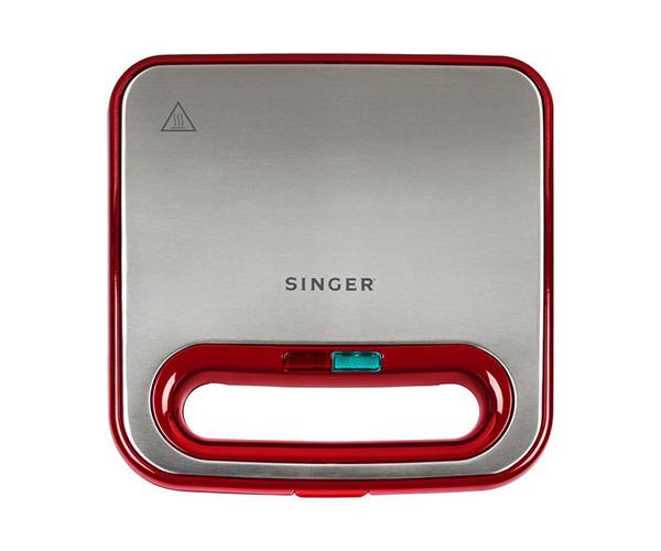 SINGER SM-7511 Τοστιέρα 750W Scarlet Rose