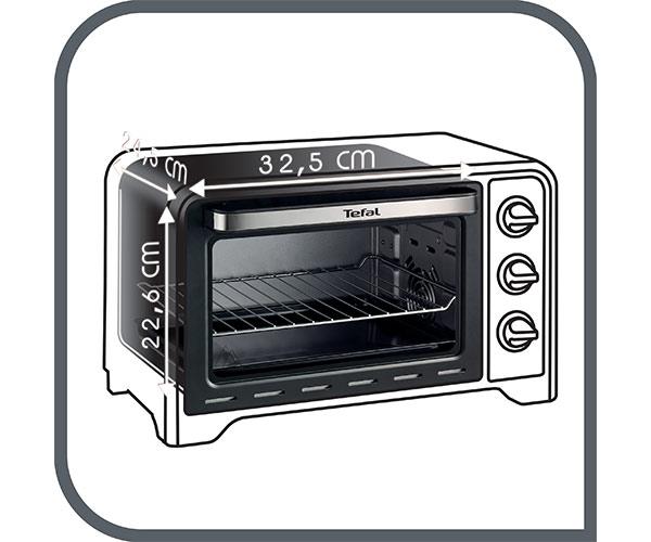 TEFAL OF4448 Optimo Φουρνάκι 19Lt