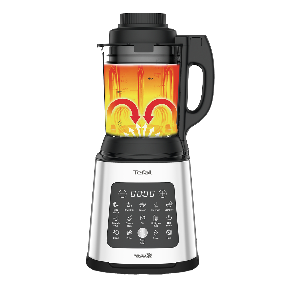 TEFAL BL83SD PerfectMix Cook Μπλέντερ 1400W Μαύρο - 4