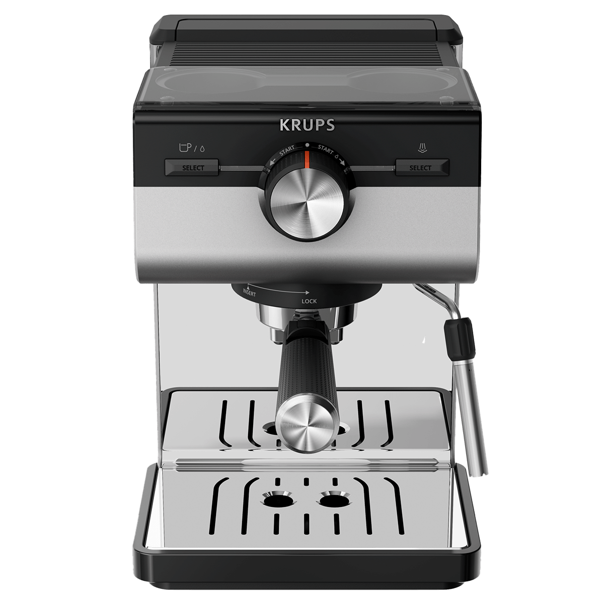 KRUPS XP384E10 Authentic+ C90 Χειροκίνητη Μηχανή Espresso Μαύρο - 2