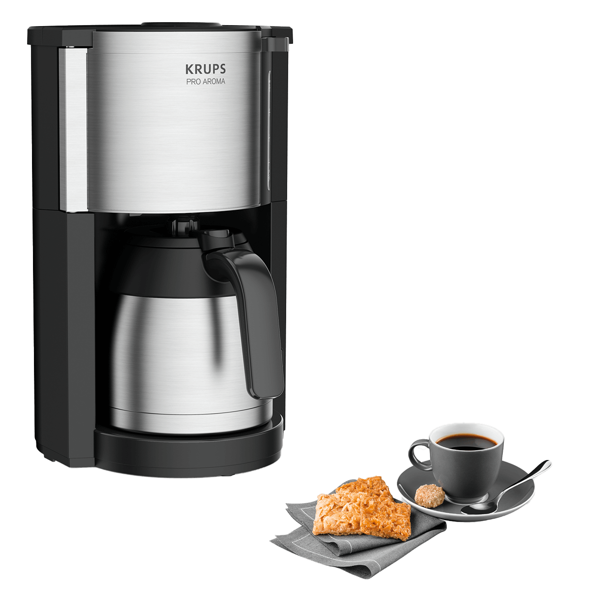 KRUPS KM305D Pro Aroma Καφετιέρα Φίλτρου 800W Μαύρο