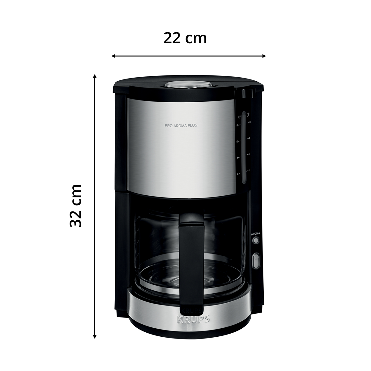 KRUPS KM3210 Proaroma Plus Καφετιέρα Φίλτρου 1150W - 2