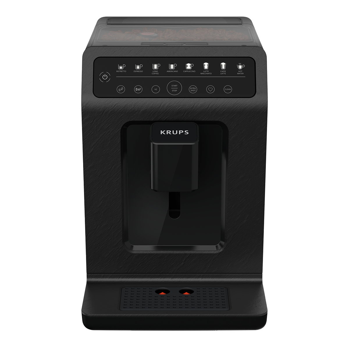 KRUPS EA897B Evidence Eco Αυτόματη Μηχανή Espresso Μαύρο