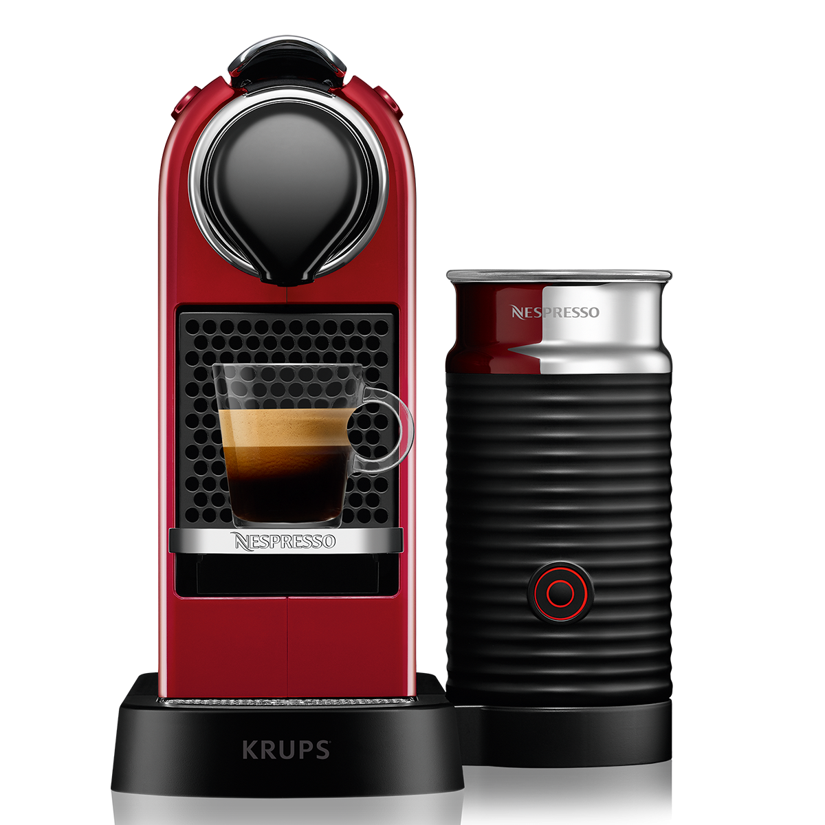 KRUPS XN7615V Μηχανή Καφέ Nespresso Original Citiz & Milk Cherry Red - 2