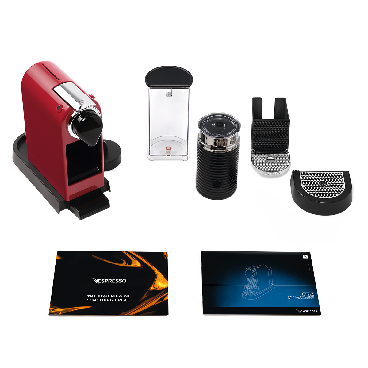 KRUPS XN7615V Μηχανή Καφέ Nespresso Original Citiz & Milk Cherry Red - 5