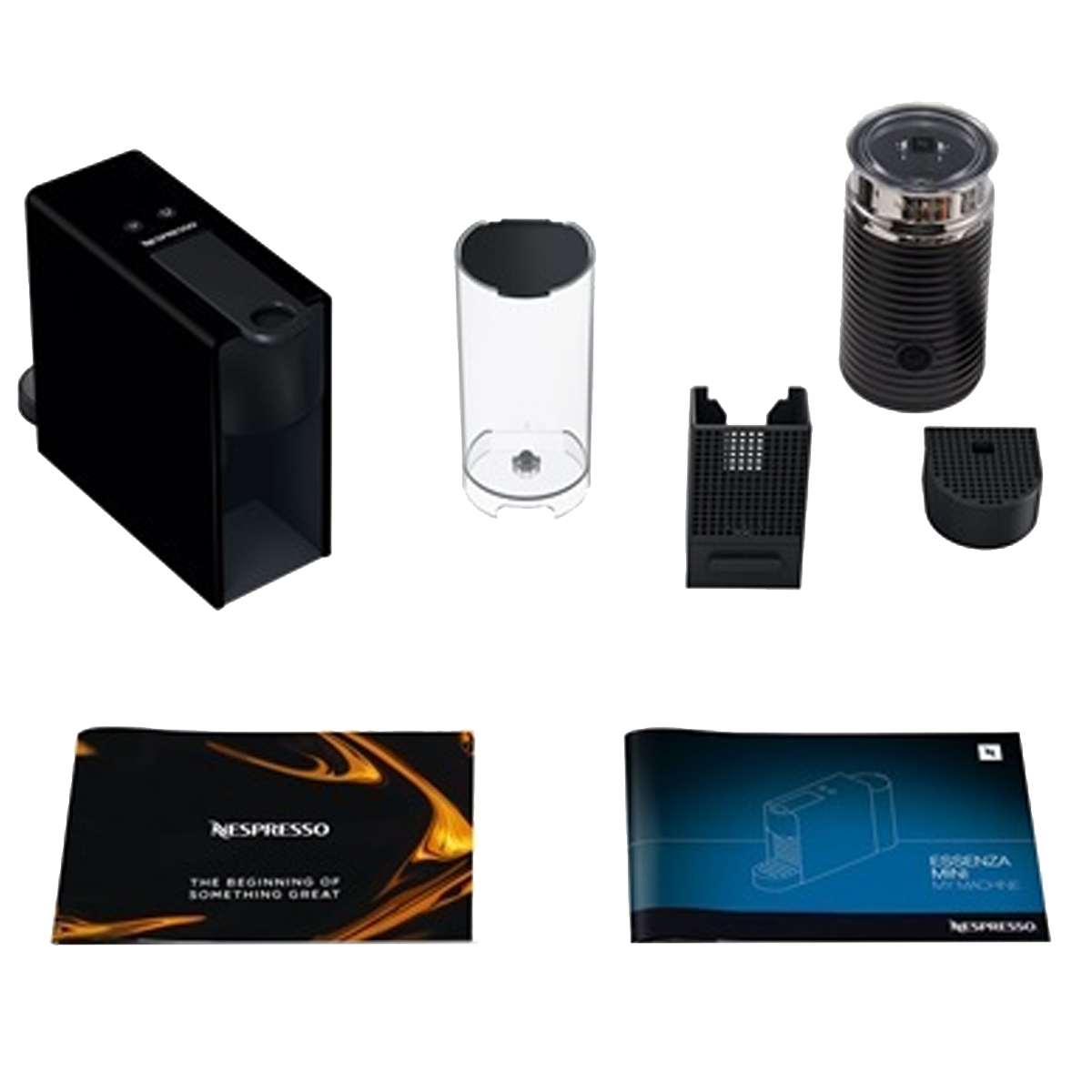 KRUPS XN1118V Μηχανή Καφέ Nespresso Original Essenza Mini & Aeroccino Black - 5