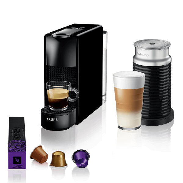 KRUPS XN1118V Μηχανή Καφέ Nespresso Original Essenza Mini & Aeroccino
