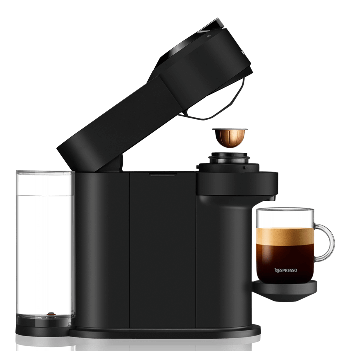 KRUPS XN910NS Μηχανή Καφέ Nespresso Vertuo Next Matt Black - 3