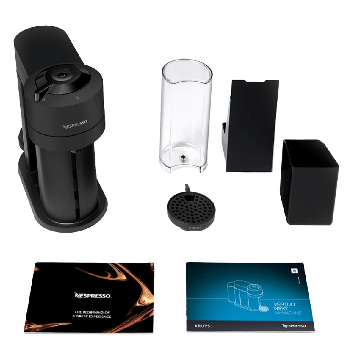 KRUPS XN910NS Μηχανή Καφέ Nespresso Vertuo Next Matt Black - 5