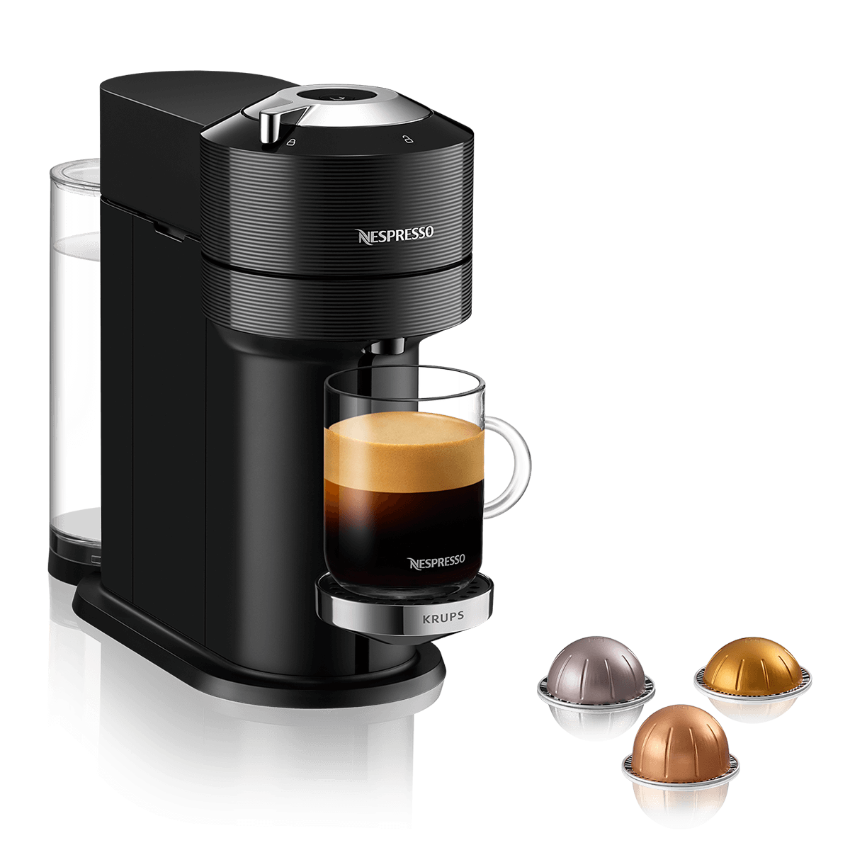KRUPS XN9108 Μηχανή Καφέ Nespresso Vertuo Next Premium Classic Black