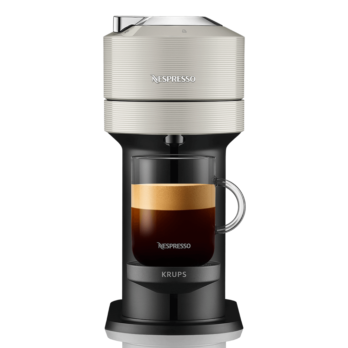 KRUPS XN910B Μηχανή Καφέ Nespresso Vertuo Next Light Grey - 2