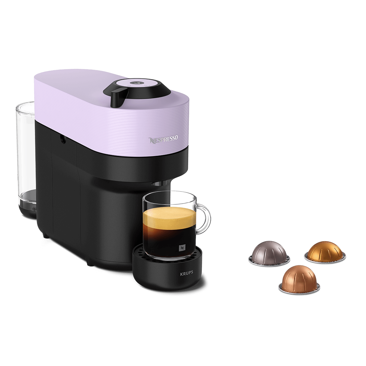 KRUPS XN9206 Μηχανή Καφέ Nespresso Vertuo Pop Lila