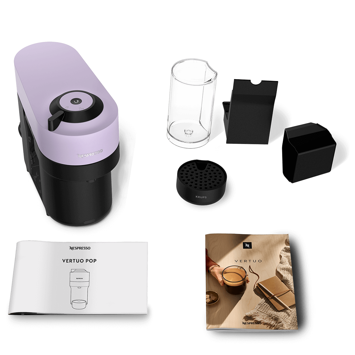 KRUPS XN9206 Μηχανή Καφέ Nespresso Vertuo Pop Lila - 5