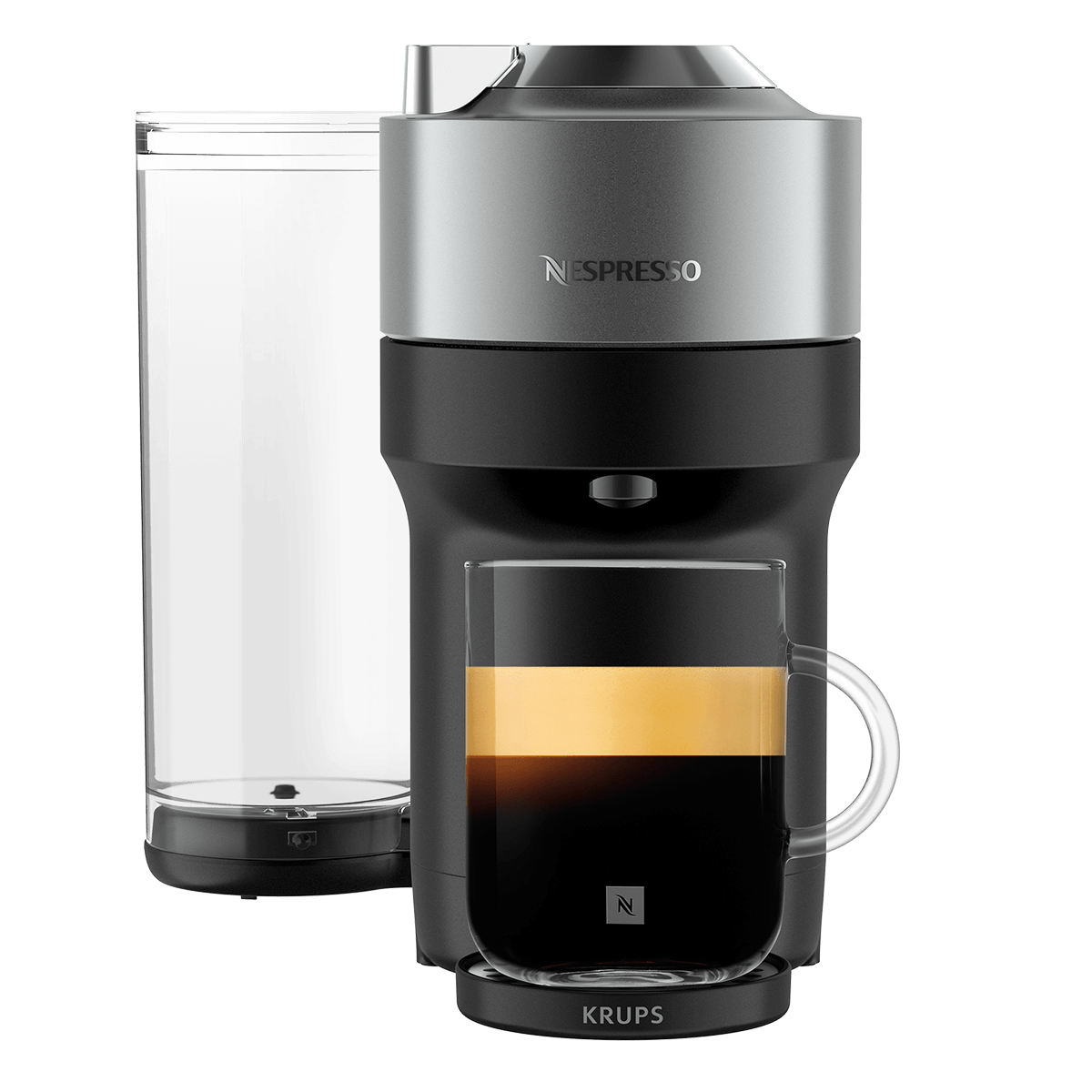 KRUPS XN930T Μηχανή Καφέ Nespresso Vertuo Pop+ Titan - 2