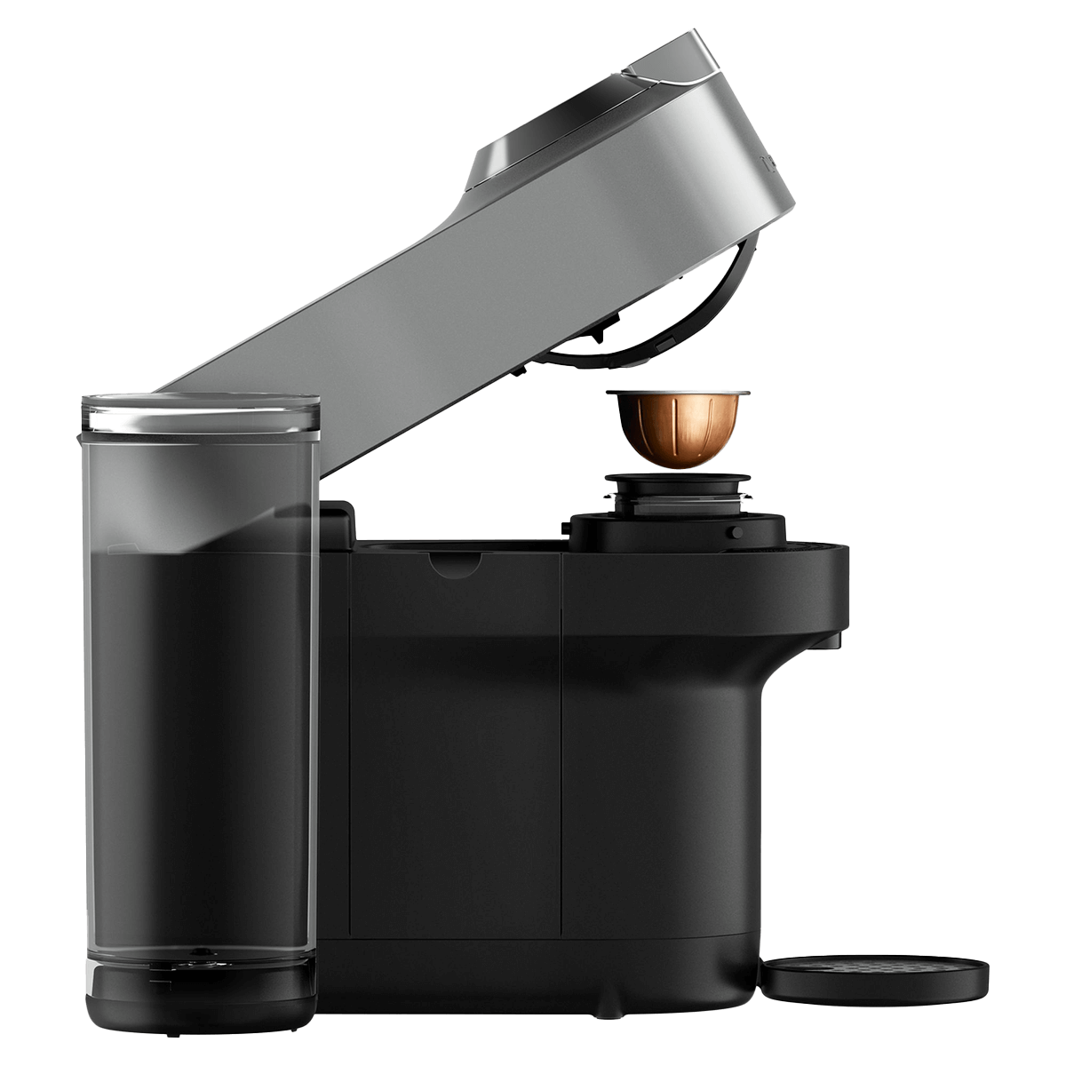 KRUPS XN930T Μηχανή Καφέ Nespresso Vertuo Pop+ Titan - 3