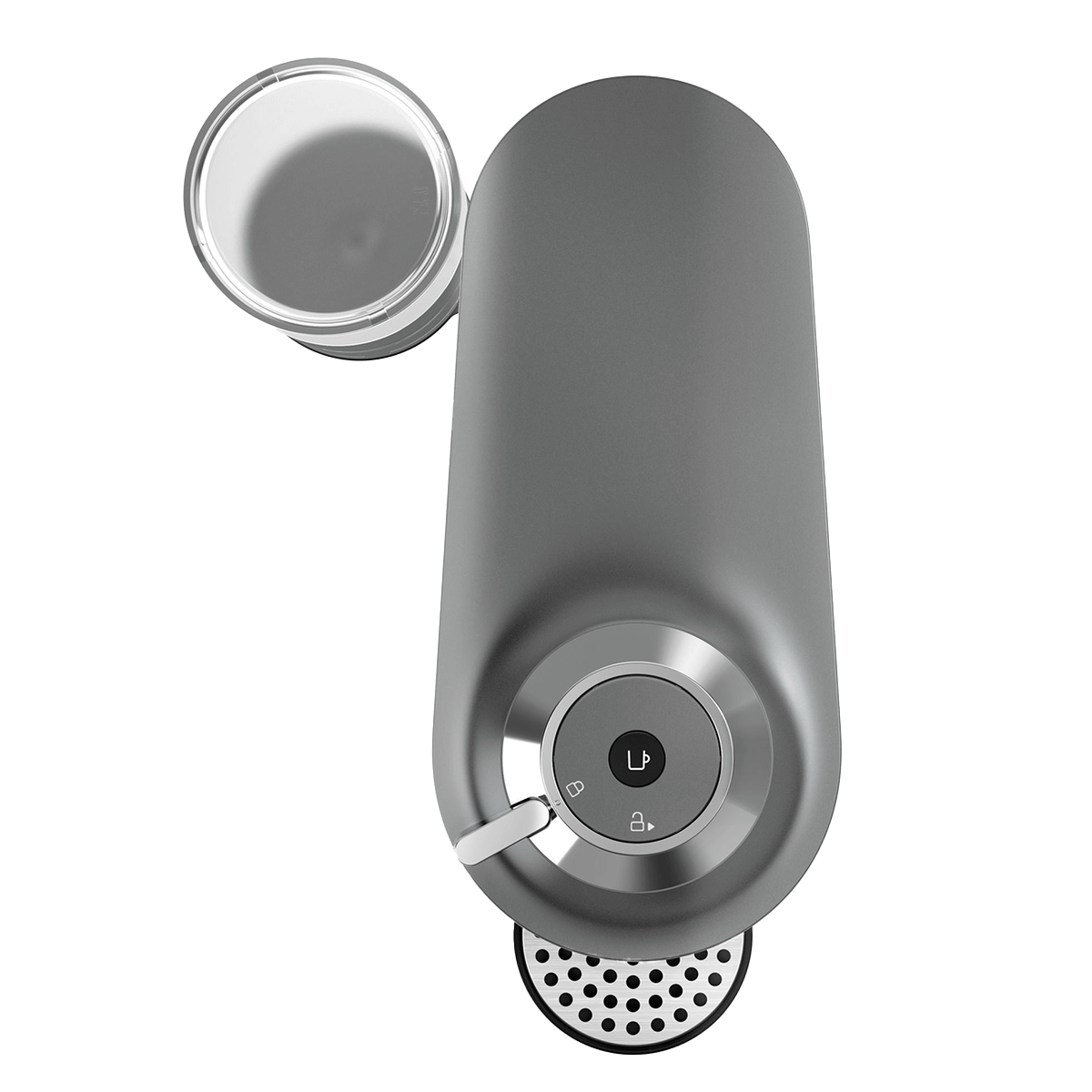 KRUPS XN930T Μηχανή Καφέ Nespresso Vertuo Pop+ Titan - 4