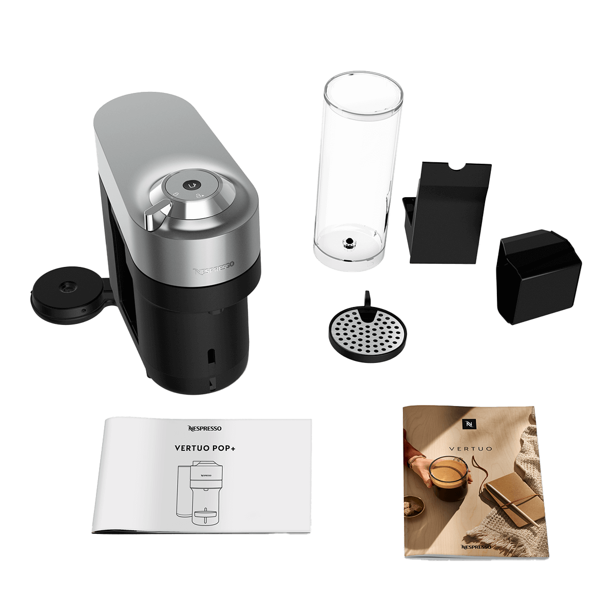 KRUPS XN930T Μηχανή Καφέ Nespresso Vertuo Pop+ Titan - 5