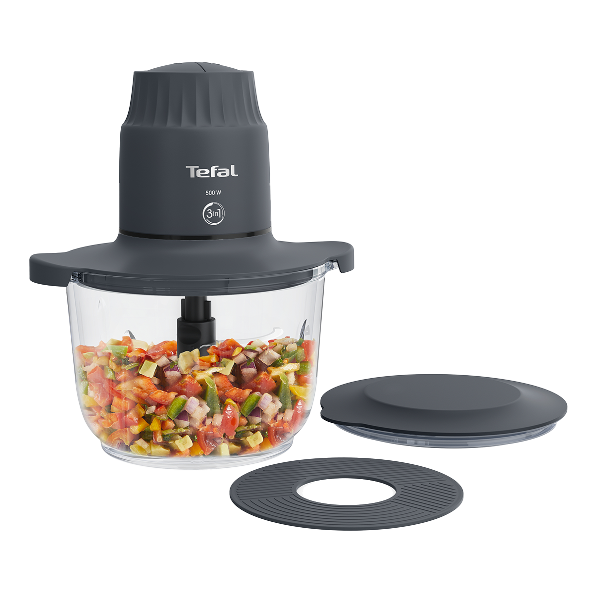 TEFAL MB603138 Choppeo Πολυκόπτης 500W Γκρι