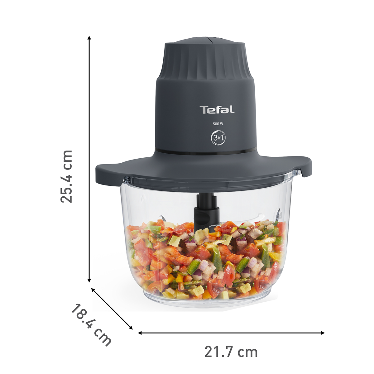 TEFAL MB603138 Choppeo Πολυκόπτης 500W Γκρι - 3
