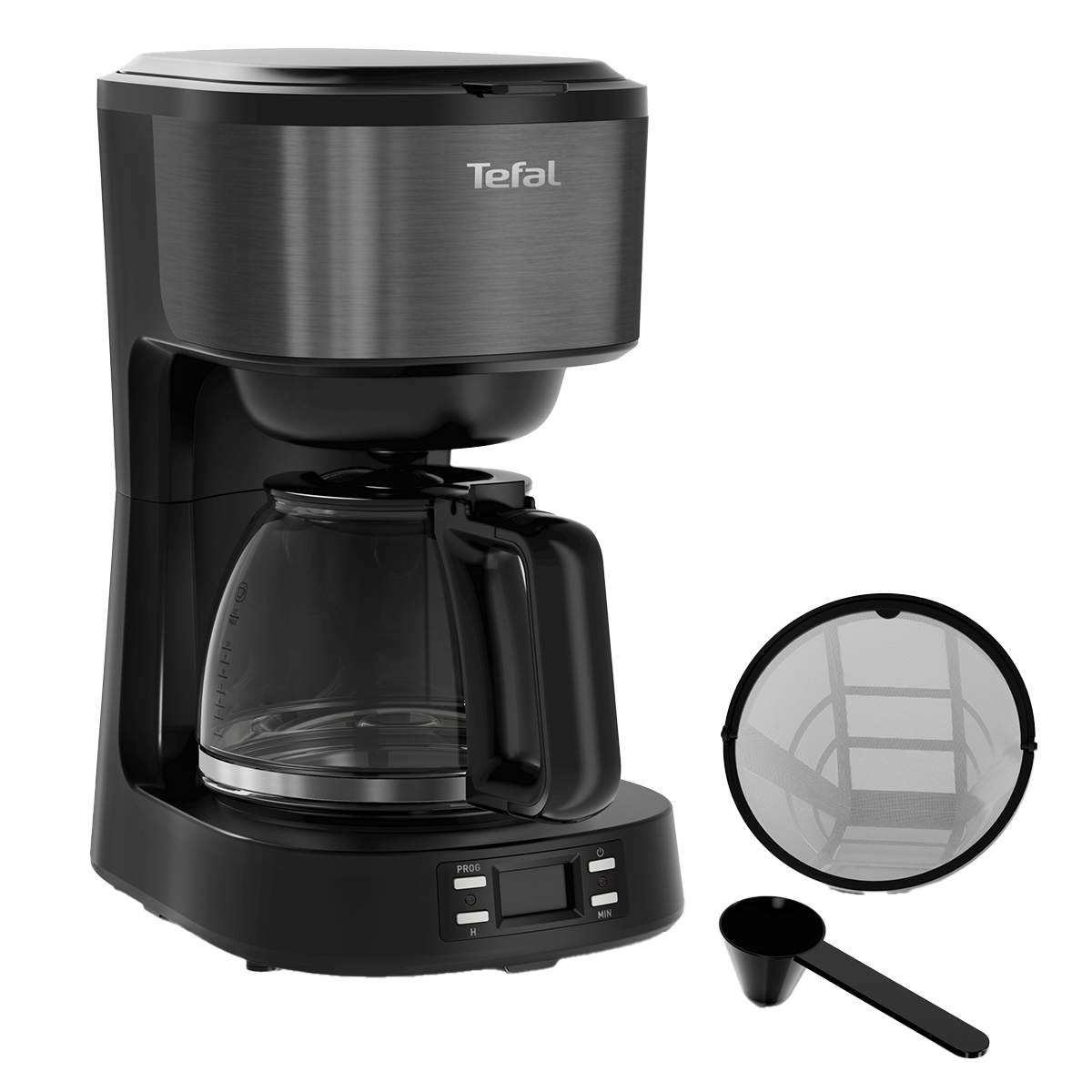 TEFAL CM5208 Equinox Καφετιέρα Φίλτρου 900W Μαύρο