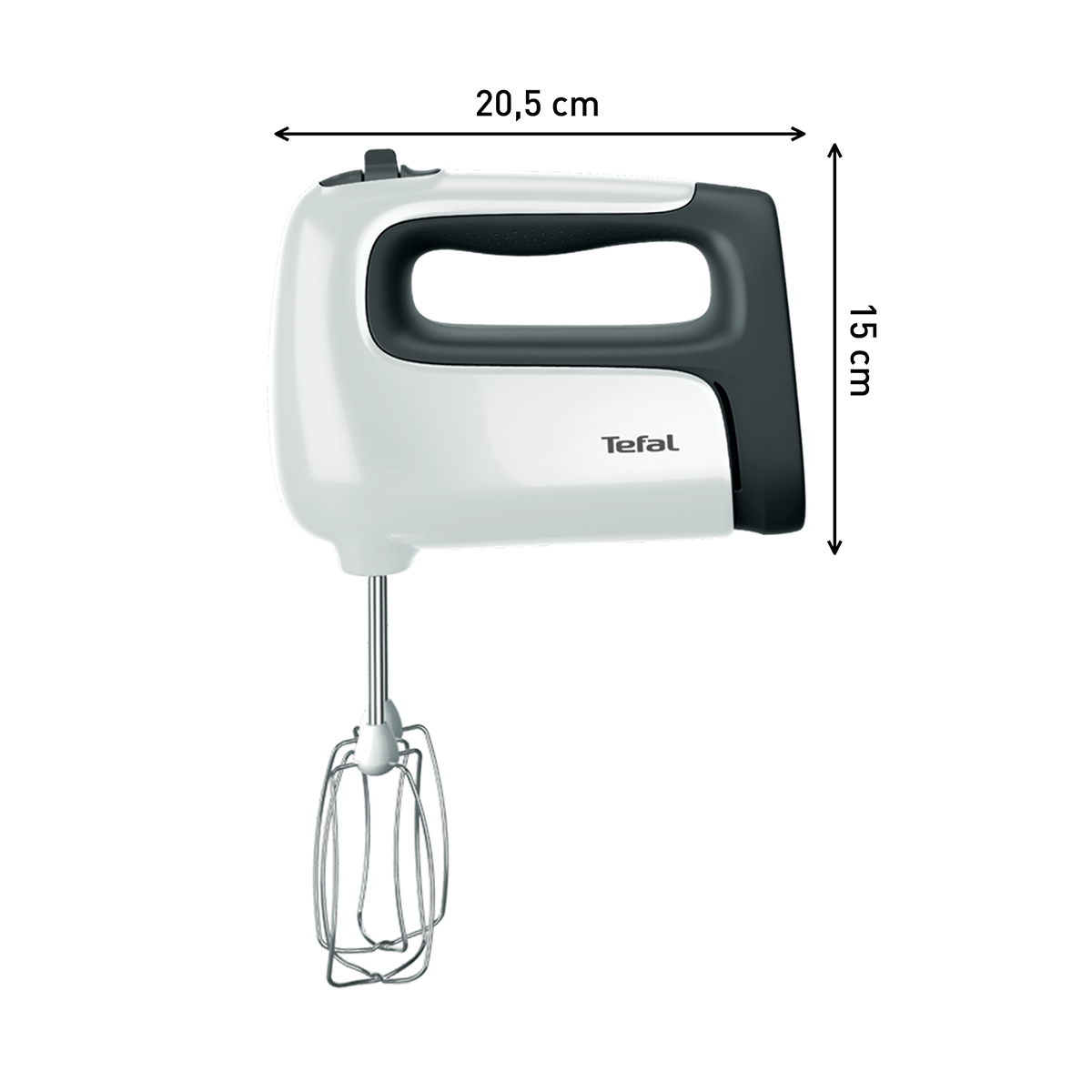 TEFAL HT4601 Prep'Mix+  Μίξερ Χειρός 500W Λευκό - 2