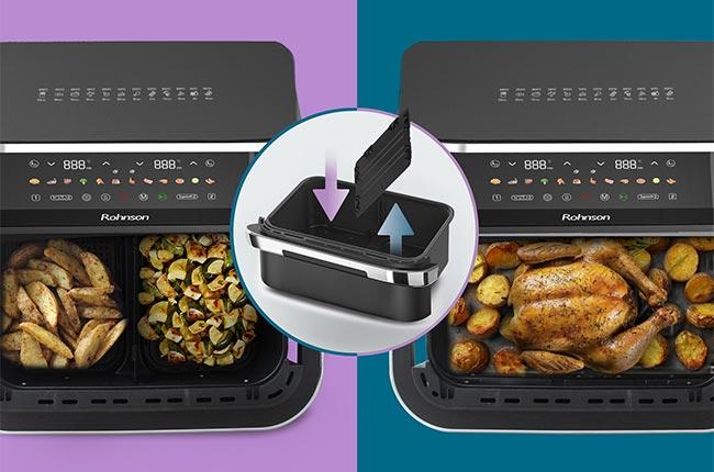 ROHNSON R-28019 Dual Φριτέζα Αέρος