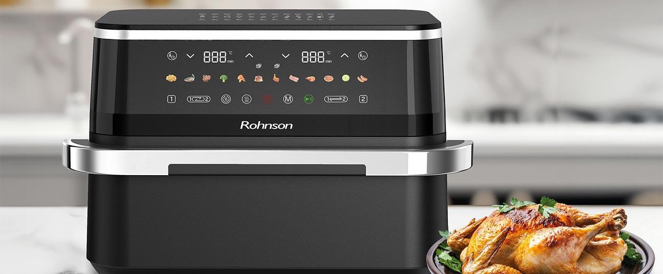 ROHNSON R-28019 Dual Φριτέζα Αέρος