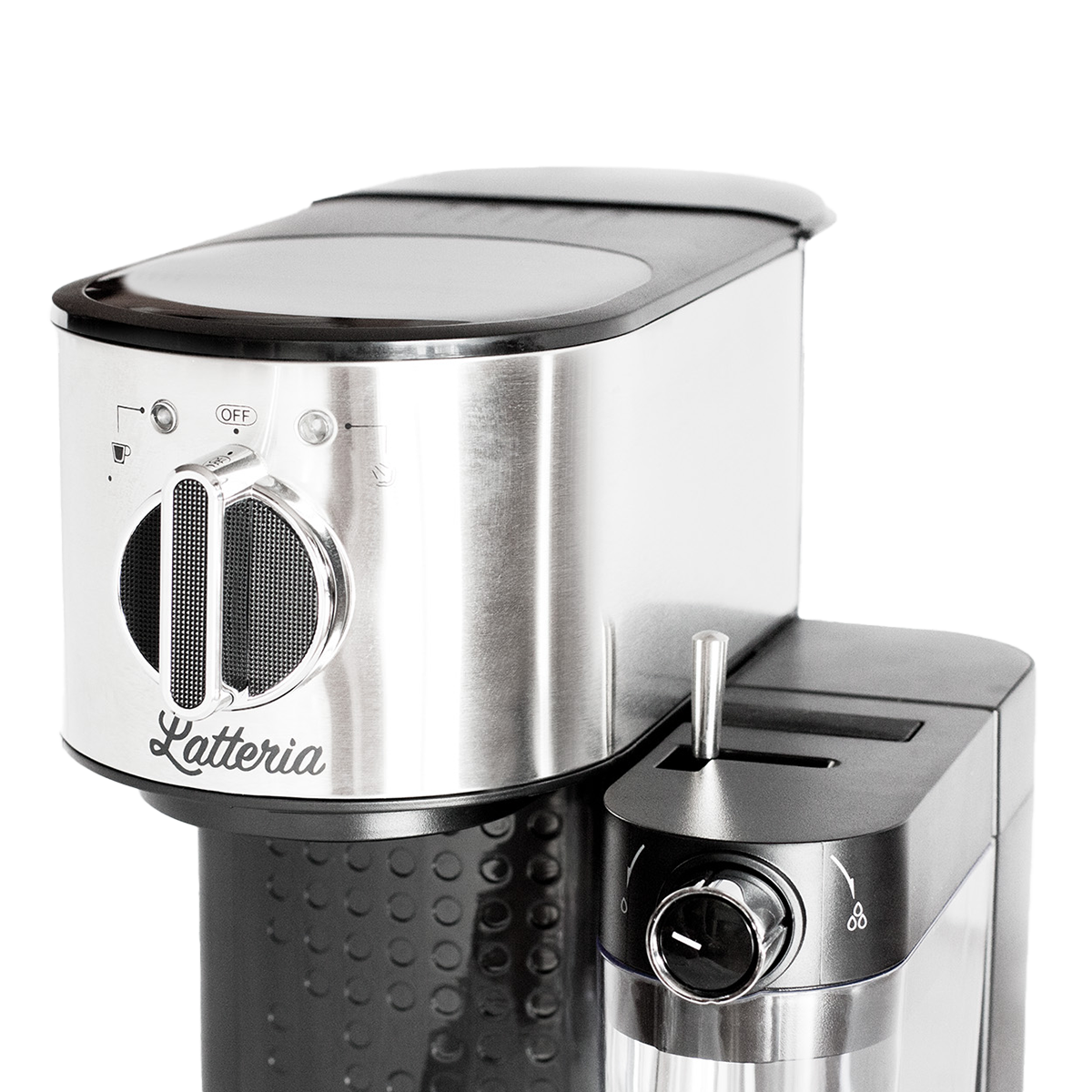 ROHNSON R-975 Latteria Χειροκίνητη Μηχανή Καφέ Espresso Ασημί - 2