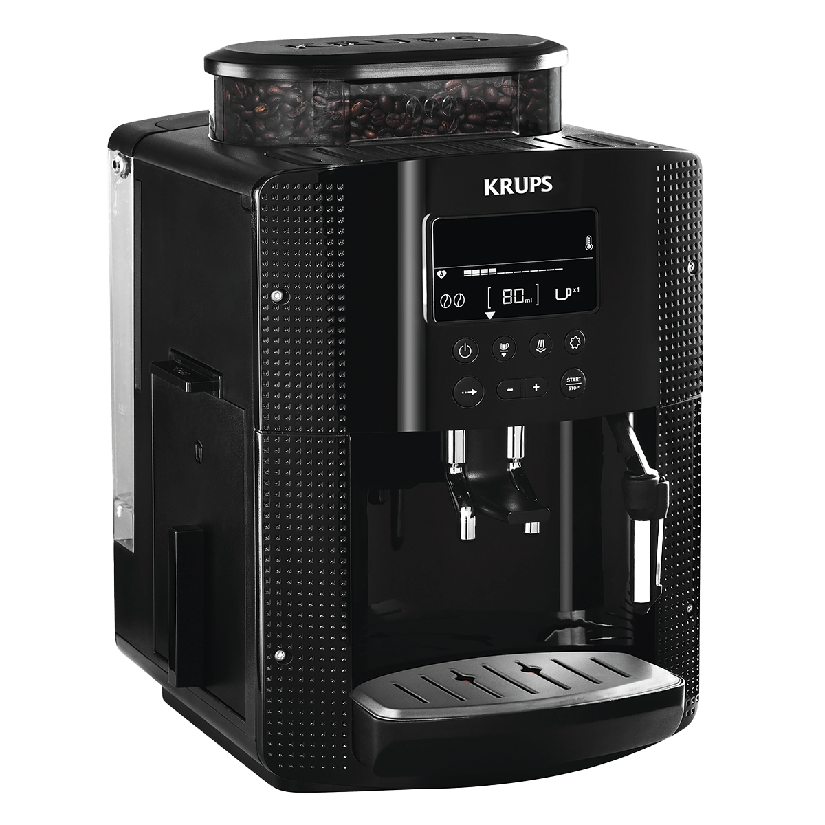 KRUPS EA815070 Essential Αυτόματη Μηχανή Espresso 1450W Μαύρο