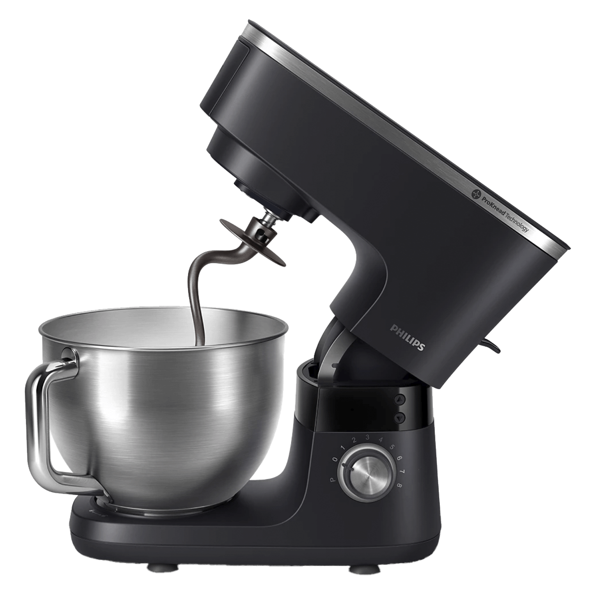 PHILIPS HR7962/01 ProKnead Series 7000 Κουζινομηχανή 5.5Lt Μαύρο - 4