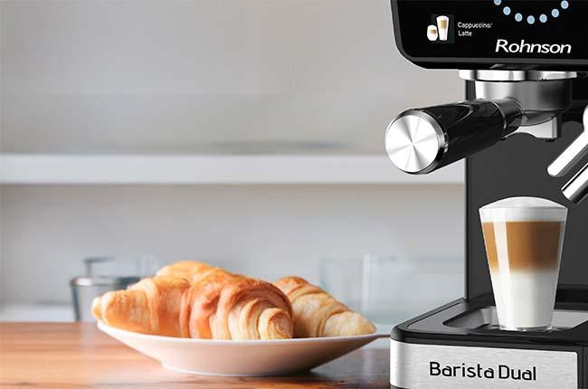 ROHNSON R-98082 Barista Dual διπλό, ανοξείδωτο φίλτρο