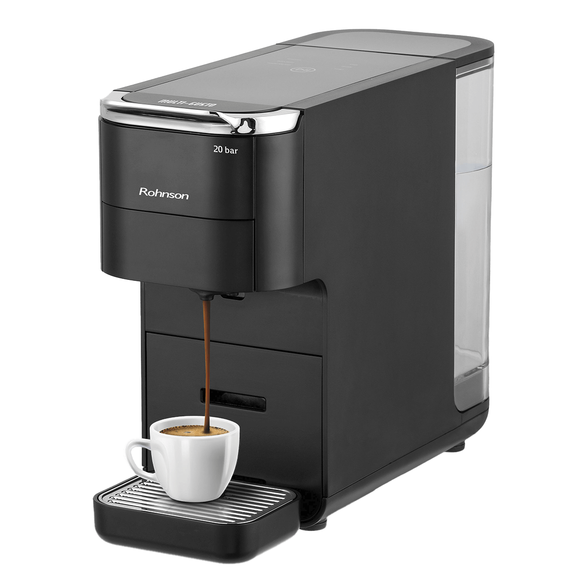 ROHNSON R-98055 MultiGusto 5 σε 1 Μηχανή Καφέ Espresso Μαύρο - 2